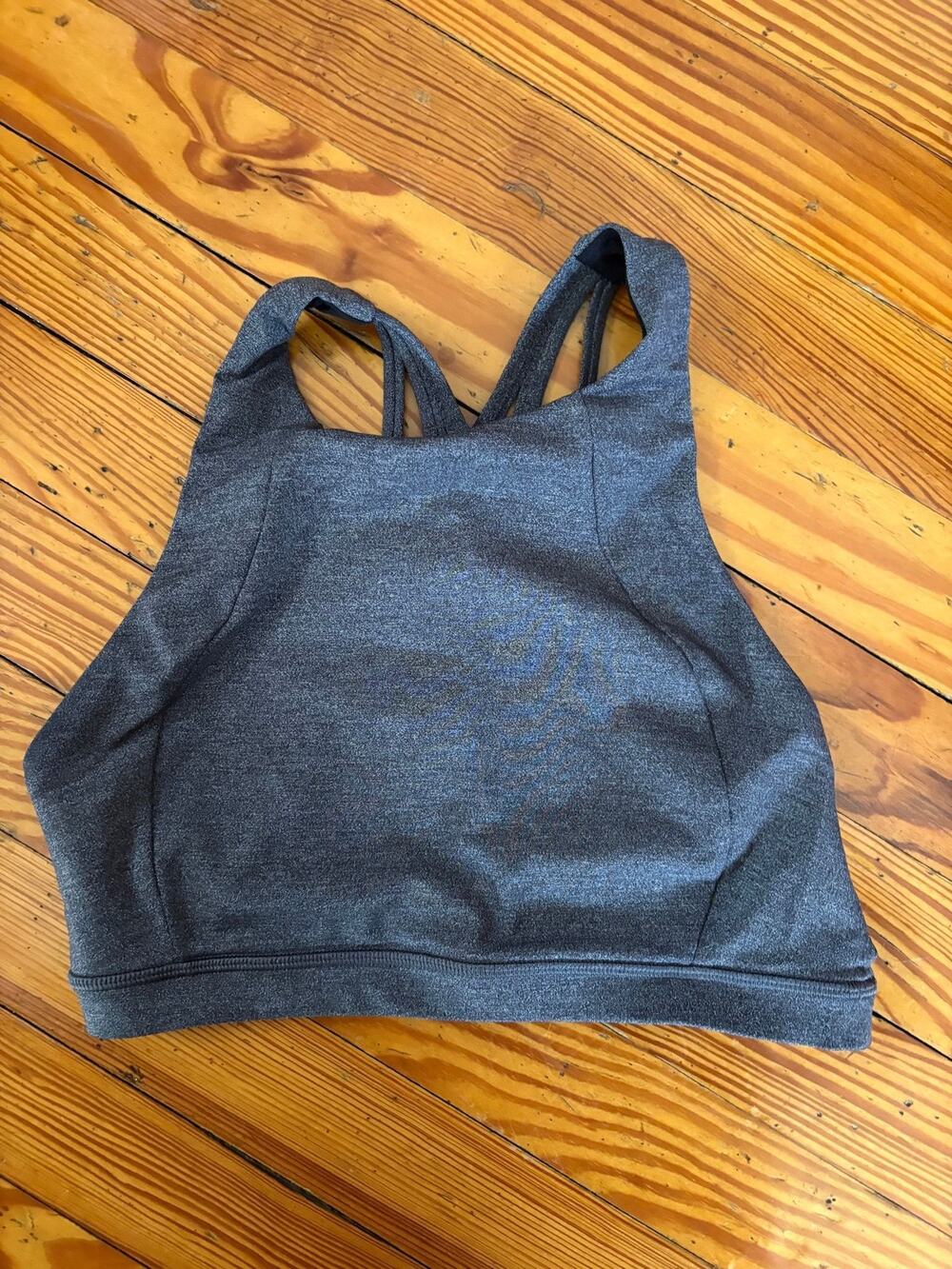 LULULEMON Grey High Neck Bra